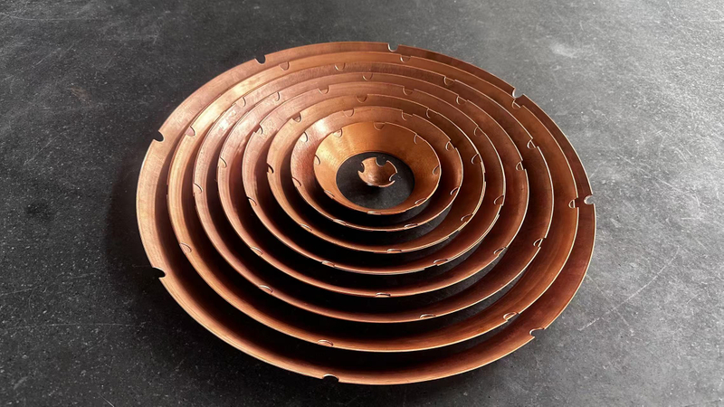 Prototype Copper Spun Parts OEM